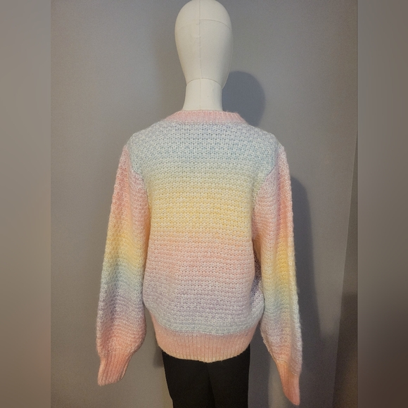 NTW Vestique Rainbow Bright Oversized Sweater Size S - Picture 5 of 8